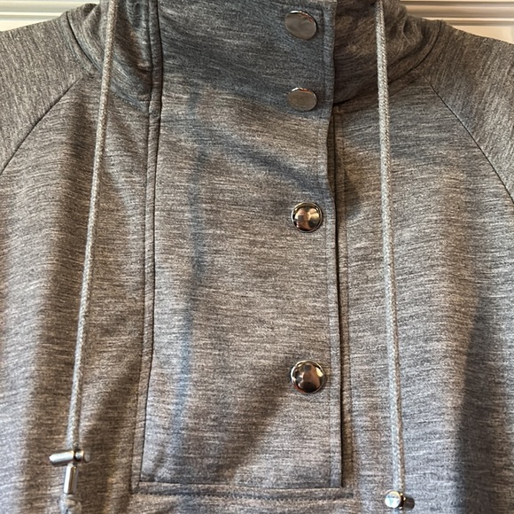 Market & Spruce | Stitch Fix - Ocuma button front quarter zip knit top - Picture 3 of 7